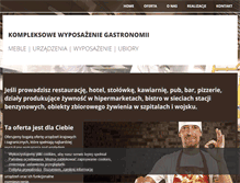 Tablet Screenshot of e-gastronet.pl